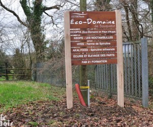 Signalétique touristique - SIL - Domaine touristique - Fabrication PIC BOIS