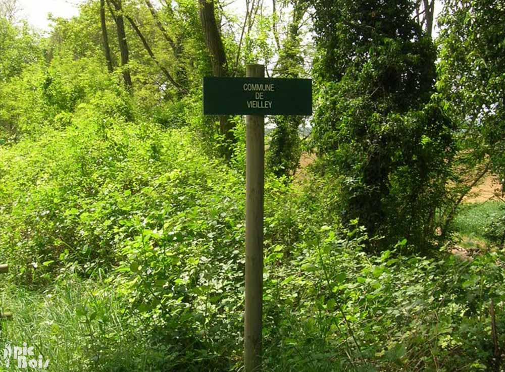 Signalétique touristique - Panneau de localisation - Randonnée - Fabrication PIC BOIS
