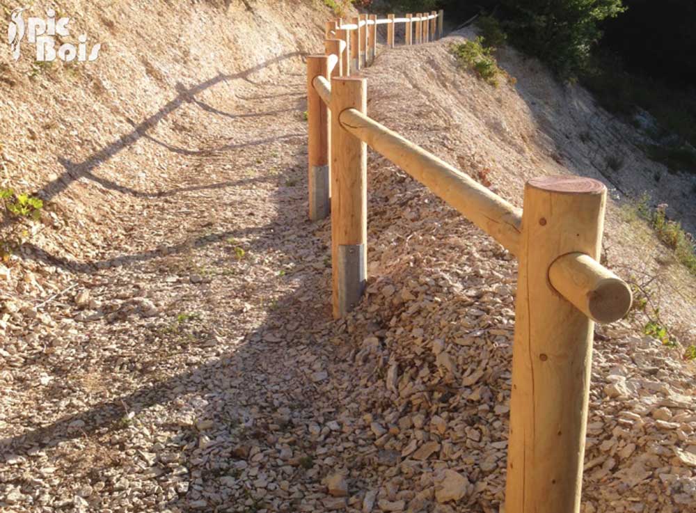 Signalétique touristique - Barrières - Garde-corps - Fabrication PIC BOIS