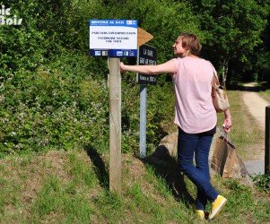 Signalétique touristique - Directionnel sentier - Nommage - Fabrication PIC BOIS