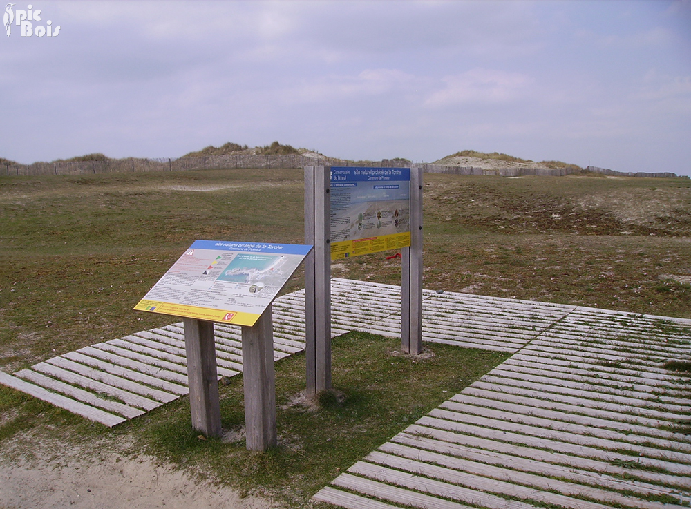 Signalétique touristique - Table de lecture - Consignes - Fabrication PIC BOIS