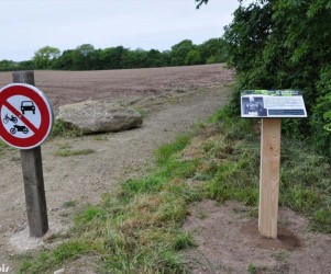 Signalétique touristique - Table de lecture - Espèces présentes - Fabrication PIC BOIS