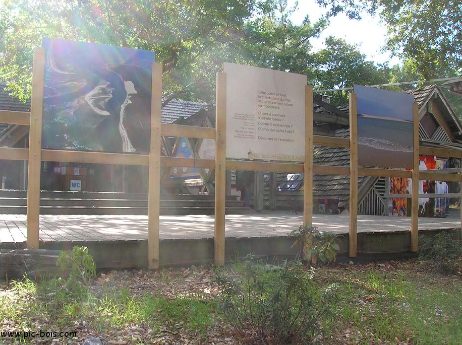 Signalétique touristique - Panneau d'information - Panneaux photos - Fabrication PIC BOIS