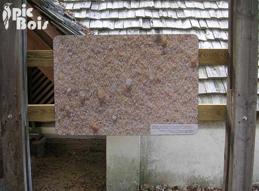 Signalétique touristique - Plaque thématique - Photo HD sable - Fabrication PIC BOIS