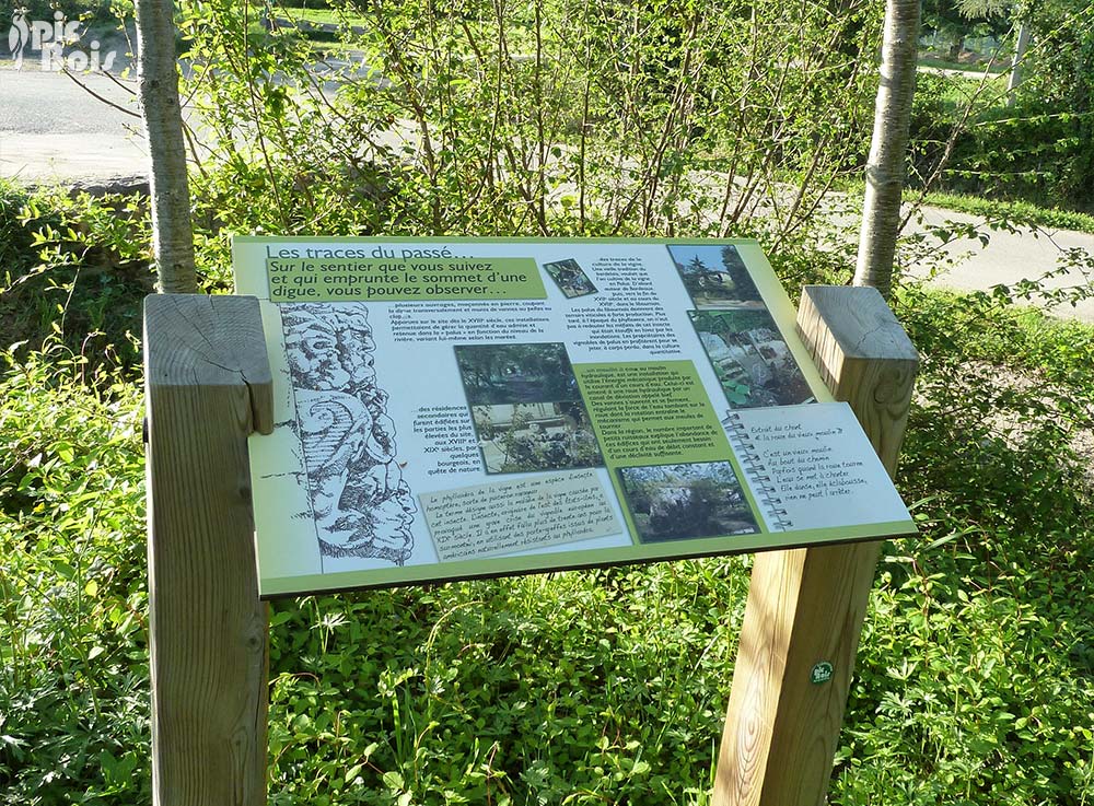 Signalétique touristique - Table de lecture - Sensibilisation - Fabrication PIC BOIS