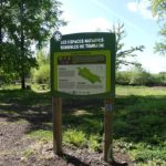 Panneau d&rsquo;information – Les étangs