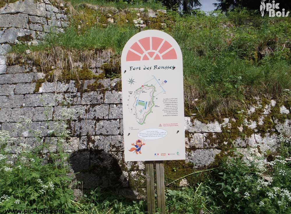 Signalétique touristique - Panneau d'information - Plan de visite - Fabrication PIC BOIS