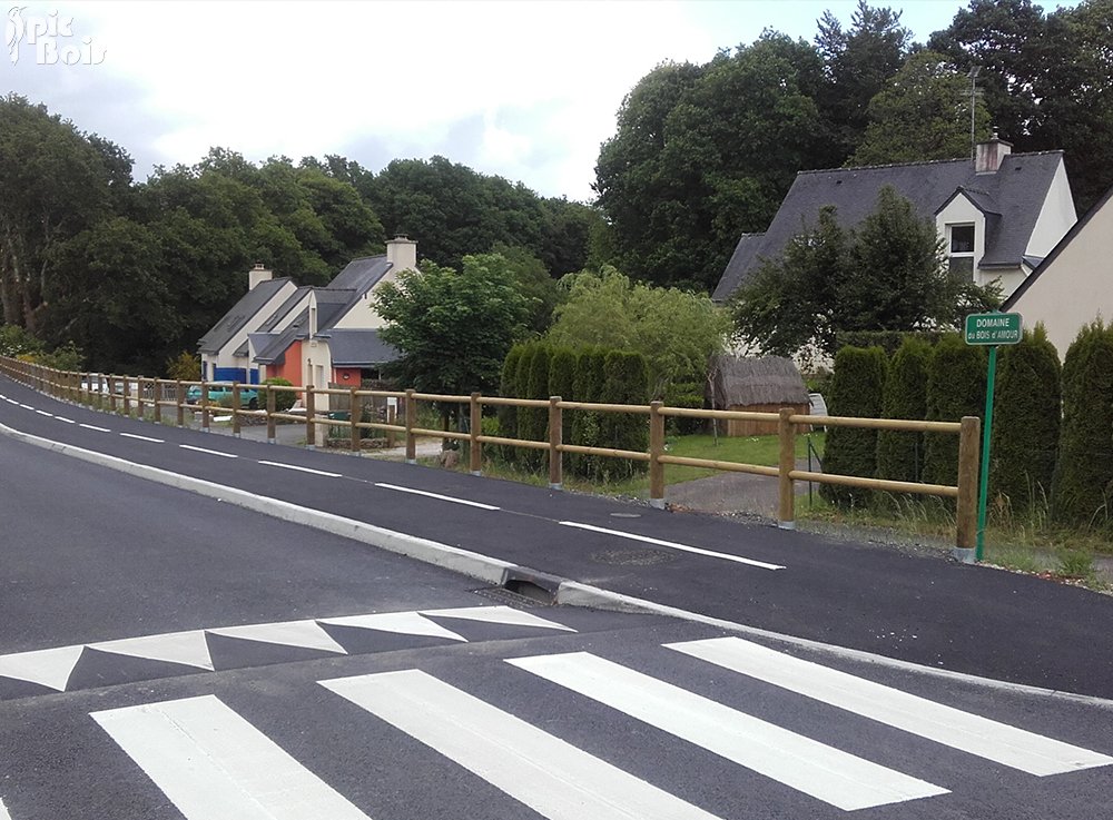 Signalétique touristique - Barrières - Sécurité en bois - Fabrication PIC BOIS