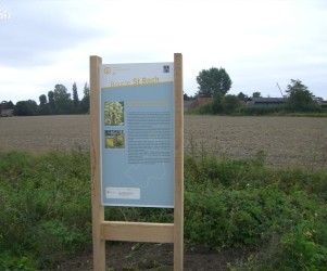 Signalétique touristique - Panneau d'information - La flore locale - Fabrication PIC BOIS