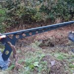 Jeu ludo sportif – Grue en tôle pliée