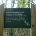 Panneau d&rsquo;information – Accueil sentier