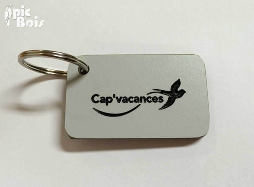 Signalétique touristique - Porte-clés - Village vacances - Fabrication PIC BOIS