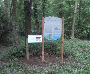 Signalétique touristique - Totem - La nature et l'eau - Fabrication PIC BOIS