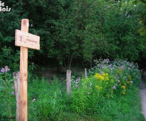68-zillisheim-balises-panneau-repere-de-chemin.jpg Signalétique touristique - Balisage - Repère du chemin - Fabrication PIC BOIS
