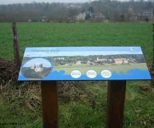 Signalétique touristique - Table de lecture - Randonner en vallée - Fabrication PIC BOIS