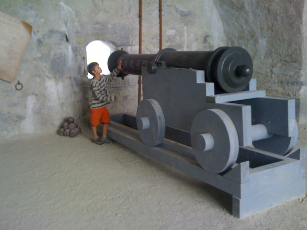 Signalétique touristique - Maquette - Canon - Fabrication PIC BOIS
