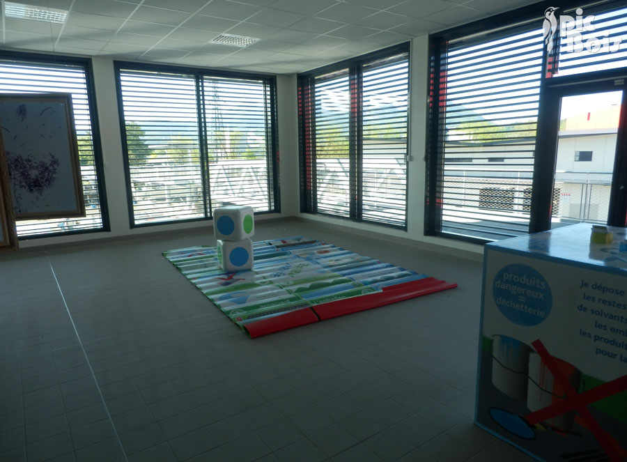 Signalétique touristique - Caisson - Parcours pédagogique - Fabrication PIC BOIS