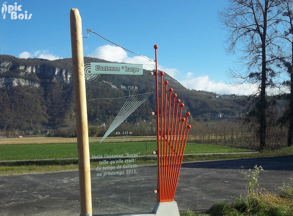 Signalétique touristique - Table d'orientation - Paysage en verre - Fabrication PIC BOIS