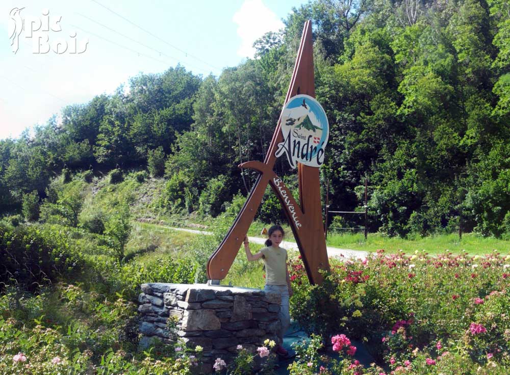 Signalétique touristique - Totem - Accueil communal - Fabrication PIC BOIS