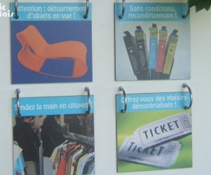 Signalétique touristique - Mobilier interactif - Recyclage - Fabrication PIC BOIS