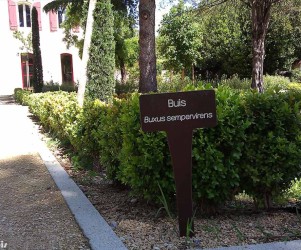 Signalétique touristique - Plaque arboretum - Etiquette botanique - Fabrication PIC BOIS