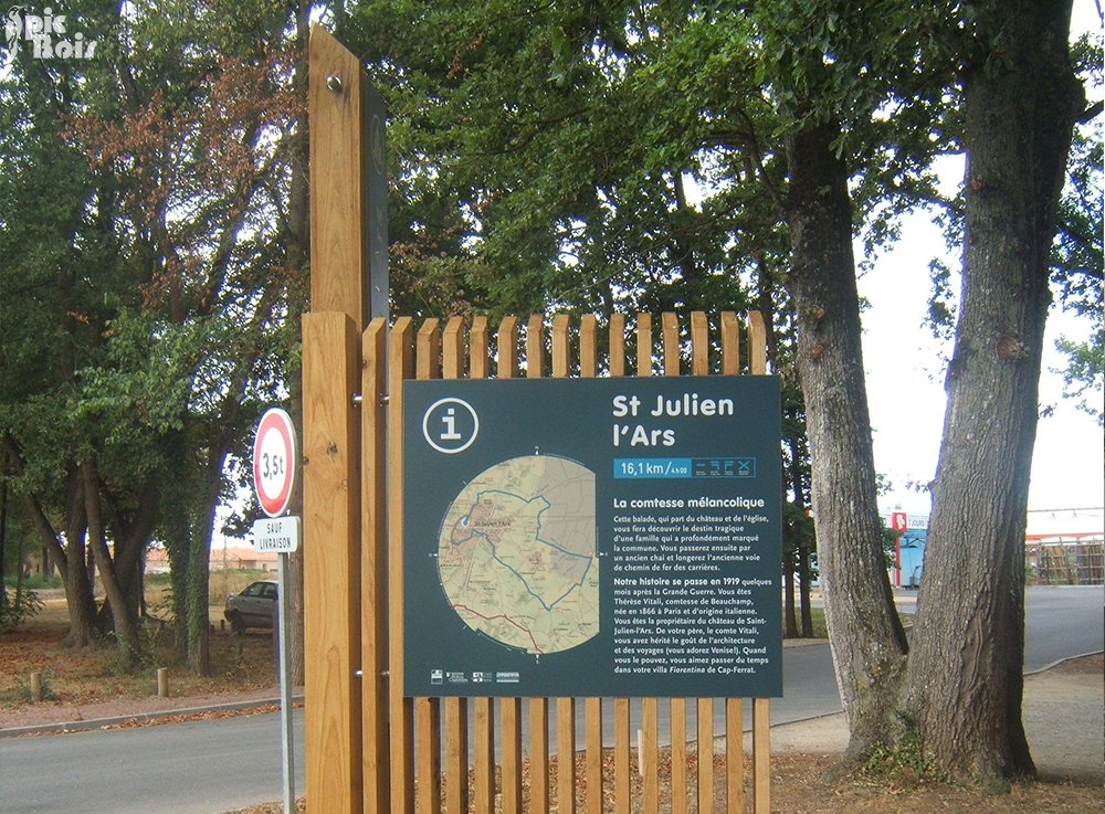 Signalétique touristique - Panneau d'information - Point infos - Fabrication PIC BOIS