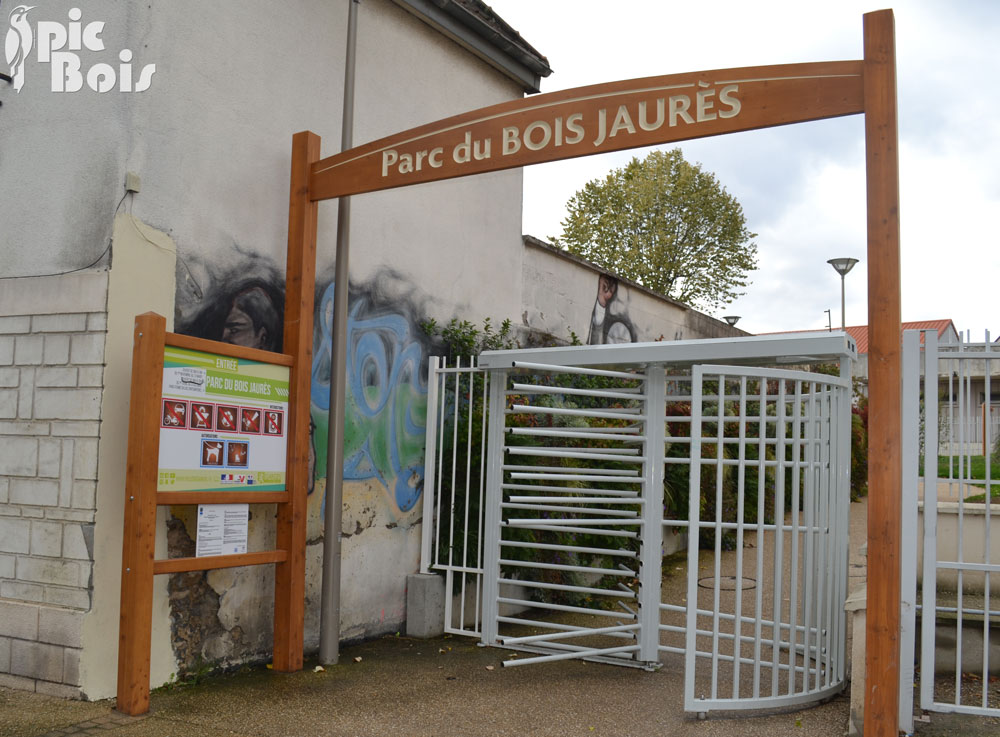 Signalétique touristique - Enseigne - Arche d'entrée - Fabrication PIC BOIS