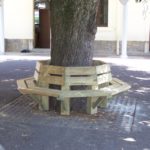 Banc – Hexagonal autour d&rsquo;un arbre