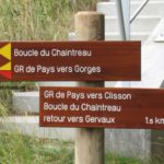 Directionnel sentier – Bois lasuré