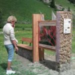 Panneau d&rsquo;information – Pied en gabion