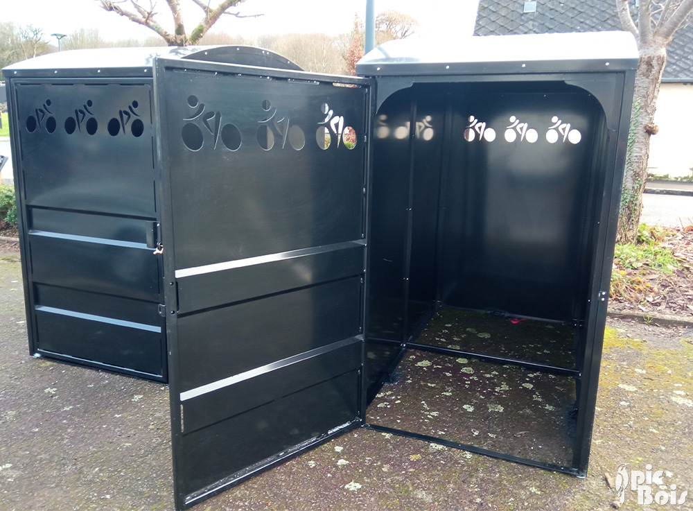 Signalétique touristique - Porte-vélos - Abri à vélos - Fabrication PIC BOIS