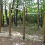 Agrès sportif – Barre de traction triple