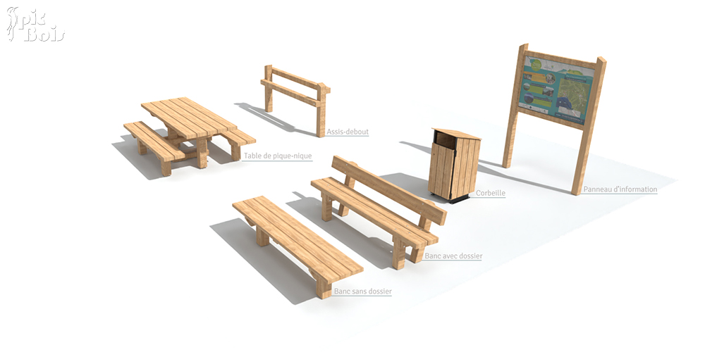 Signalétique touristique - La gamme Classéo - Fabrication PIC BOIS