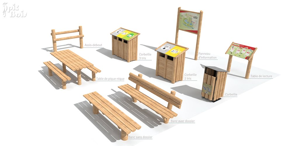 Signalétique touristique - La gamme Furca - Fabrication PIC BOIS