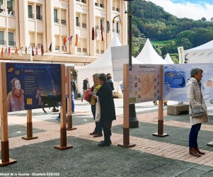 Signalétique touristique - Mobilier d'exposition - Exposition itinérante - Fabrication PIC BOIS