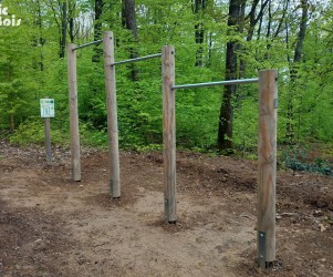 picbois – Agrès sportif – Barres de tractions 70-Fougerolles Signalétique touristique - Agrès sportif - Barres de tractions - Fabrication PIC BOIS