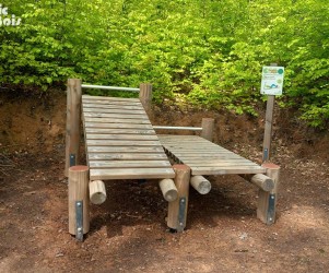 Signalétique touristique - Agrès sportif - Planches à abdos - Fabrication PIC BOIS
