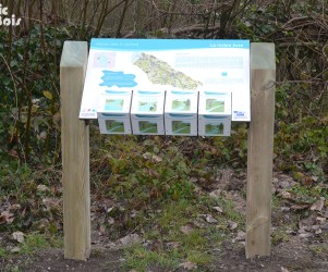 Signalétique touristique - Mobilier interactif - La rivière Avre - Fabrication PIC BOIS