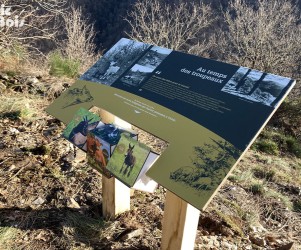 picbois – Mobilier interactif – Temps des troupeaux 12-Valon Signalétique touristique - Mobilier interactif - Temps des troupeaux - Fabrication PIC BOIS