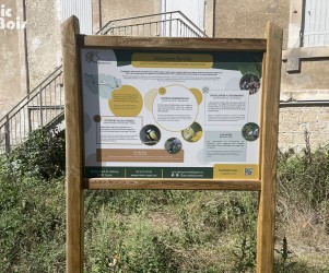 Signalétique touristique - Panneau d'information - Association - Fabrication PIC BOIS