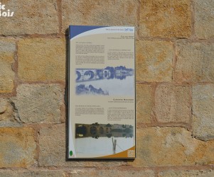 Signalétique touristique - Plaque thématique - Ile du Fort - Fabrication PIC BOIS