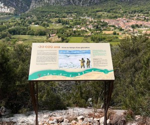 picbois – Table de lecture – La glaciation 04-Quinson Signalétique touristique - Table de lecture - La glaciation - Fabrication PIC BOIS