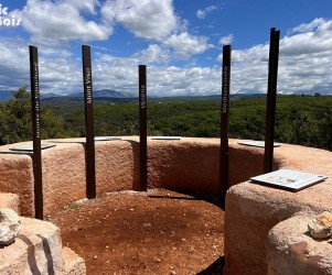 Signalétique touristique - Totem - Observation du paysage - Fabrication PIC BOIS