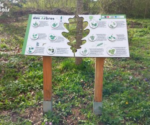 Signalétique touristique - Mobilier interactif - Découpe feuille - Fabrication PIC BOIS