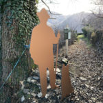 Silhouette – Homme et chien