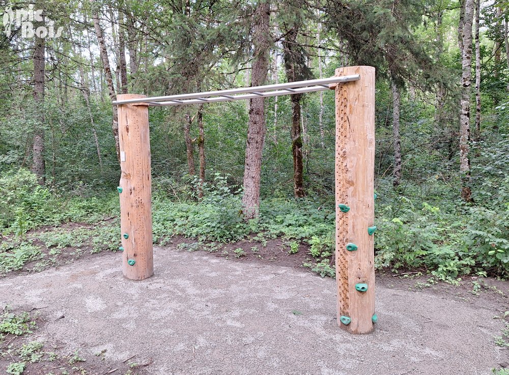 Signalétique touristique - Agrès sportif - Escalade - Fabrication PIC BOIS