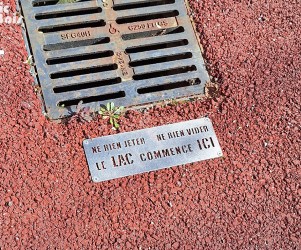 picbois – Balisage – Le lac commence ici 73-Le-Bourget-du-lac Signalétique touristique - Balisage - Le lac commence ici - Fabrication PIC BOIS