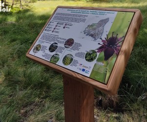picbois – Table de lecture – Massif du Taillefer 38-La Morte Signalétique touristique - Table de lecture - Massif du Taillefe - Fabrication PIC BOIS