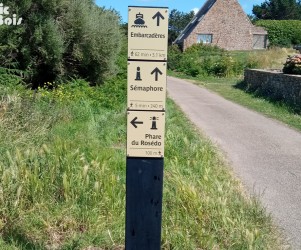 Signalétique touristique - Totem piétons- Littoral - Fabrication PIC BOIS