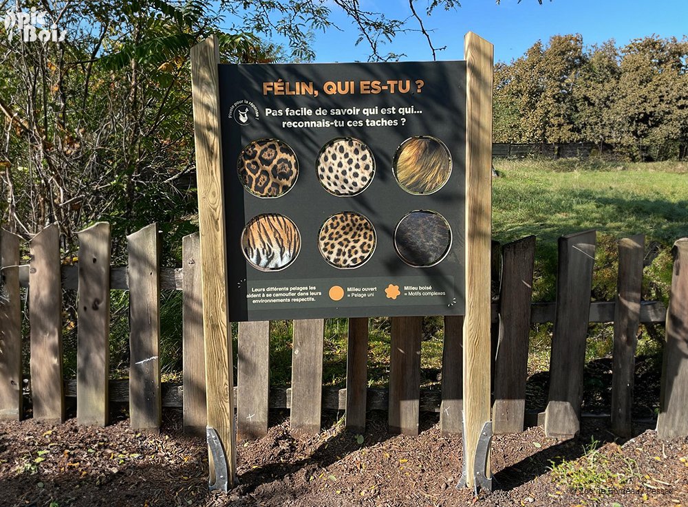 Signalétique touristique - Mobilier interactif - Cercles pivotants - Fabrication PIC BOIS